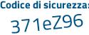 Il Codice di sicurezza è 8893812 il tutto attaccato senza spazi