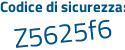 Il Codice di sicurezza è e476cb9 il tutto attaccato senza spazi