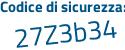 Il Codice di sicurezza è 2 segue 22f9Z5 il tutto attaccato senza spazi