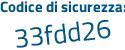Il Codice di sicurezza è f3 poi 163be il tutto attaccato senza spazi