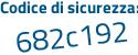 Il Codice di sicurezza è f segue 5d3c51 il tutto attaccato senza spazi