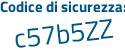 Il Codice di sicurezza è 2bc segue ef54 il tutto attaccato senza spazi