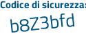 Il Codice di sicurezza è 24d poi e895 il tutto attaccato senza spazi
