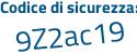 Il Codice di sicurezza è 5d45b33 il tutto attaccato senza spazi