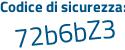 Il Codice di sicurezza è 35cfb segue 7c il tutto attaccato senza spazi