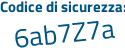 Il Codice di sicurezza è cbb continua con c15f il tutto attaccato senza spazi