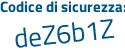 Il Codice di sicurezza è d5 poi cbfd5 il tutto attaccato senza spazi