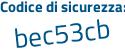 Il Codice di sicurezza è 6Z poi 2c29e il tutto attaccato senza spazi