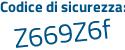Il Codice di sicurezza è db8a6d8 il tutto attaccato senza spazi