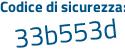 Il Codice di sicurezza è 2b segue e1981 il tutto attaccato senza spazi