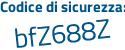 Il Codice di sicurezza è 766bbe1 il tutto attaccato senza spazi