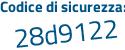 Il Codice di sicurezza è 4174d continua con 37 il tutto attaccato senza spazi