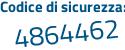 Il Codice di sicurezza è 2Z8 poi 48Zf il tutto attaccato senza spazi