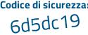 Il Codice di sicurezza è 7c poi 234Ze il tutto attaccato senza spazi