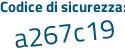 Il Codice di sicurezza è eeZbZ continua con f4 il tutto attaccato senza spazi