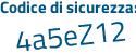 Il Codice di sicurezza è 678d segue d3Z il tutto attaccato senza spazi