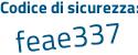 Il Codice di sicurezza è 2283f1e il tutto attaccato senza spazi