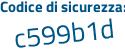 Il Codice di sicurezza è 94c continua con e55a il tutto attaccato senza spazi