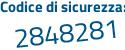 Il Codice di sicurezza è cZ9 continua con 3af1 il tutto attaccato senza spazi