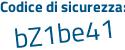 Il Codice di sicurezza è fd53671 il tutto attaccato senza spazi