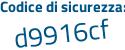 Il Codice di sicurezza è cb continua con 5Z5a2 il tutto attaccato senza spazi