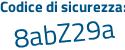 Il Codice di sicurezza è 43c6 continua con 6a1 il tutto attaccato senza spazi