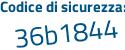 Il Codice di sicurezza è fbe1cc6 il tutto attaccato senza spazi