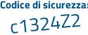 Il Codice di sicurezza è bdd4295 il tutto attaccato senza spazi