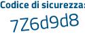 Il Codice di sicurezza è f489 segue 395 il tutto attaccato senza spazi