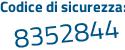 Il Codice di sicurezza è 8 continua con 9dZc3b il tutto attaccato senza spazi