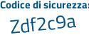 Il Codice di sicurezza è c3d52a9 il tutto attaccato senza spazi