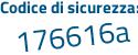 Il Codice di sicurezza è 99f2694 il tutto attaccato senza spazi