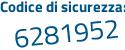 Il Codice di sicurezza è fbf23 segue 36 il tutto attaccato senza spazi