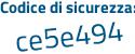 Il Codice di sicurezza è 33 poi bb2d2 il tutto attaccato senza spazi