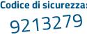 Il Codice di sicurezza è Z segue f433Zb il tutto attaccato senza spazi