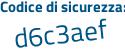 Il Codice di sicurezza è 3b7f3 segue 95 il tutto attaccato senza spazi