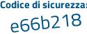 Il Codice di sicurezza è ceef continua con 5be il tutto attaccato senza spazi