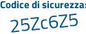 Il Codice di sicurezza è Z9a9fe9 il tutto attaccato senza spazi