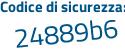 Il Codice di sicurezza è 952d7 continua con aa il tutto attaccato senza spazi
