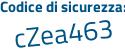 Il Codice di sicurezza è 66c4 continua con a8d il tutto attaccato senza spazi