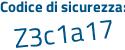 Il Codice di sicurezza è 7 continua con 718153 il tutto attaccato senza spazi