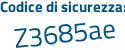 Il Codice di sicurezza è 2af665d il tutto attaccato senza spazi