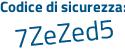 Il Codice di sicurezza è 4ff65 continua con 15 il tutto attaccato senza spazi