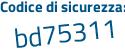 Il Codice di sicurezza è cf2a41b il tutto attaccato senza spazi
