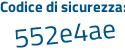 Il Codice di sicurezza è 7 poi 6d3fdf il tutto attaccato senza spazi
