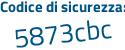 Il Codice di sicurezza è 53 segue a5e14 il tutto attaccato senza spazi