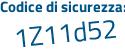 Il Codice di sicurezza è cabb segue b26 il tutto attaccato senza spazi