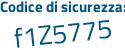 Il Codice di sicurezza è 848 poi e2a5 il tutto attaccato senza spazi