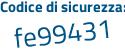 Il Codice di sicurezza è cd53 continua con 2b9 il tutto attaccato senza spazi