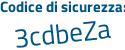 Il Codice di sicurezza è 6 segue 92eZ44 il tutto attaccato senza spazi